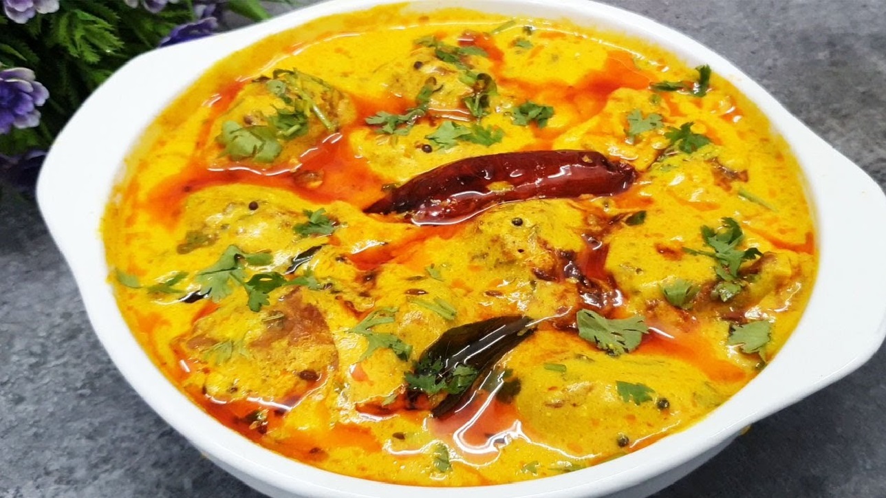 Marwari kadhi Recipe-मारवाड़ी लहसून