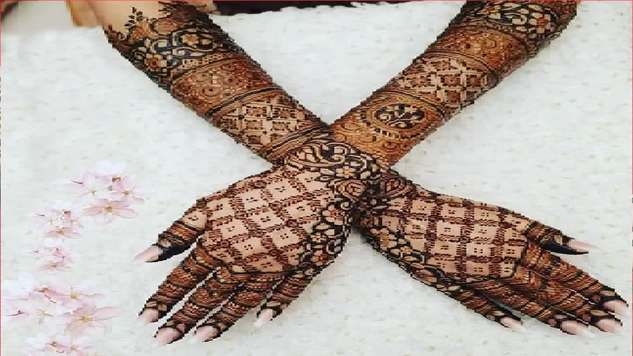 Hartalika Teej Mehndi Design 