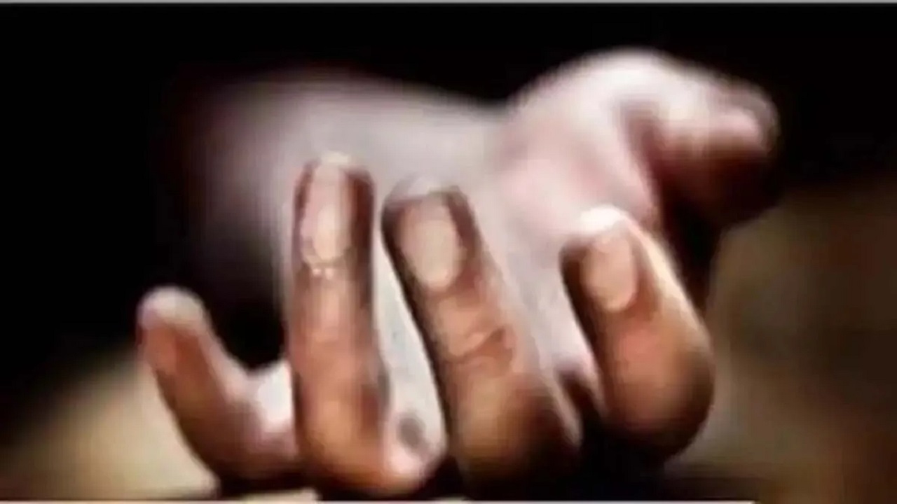 कुत्ते को बचाकर फुटपाथ