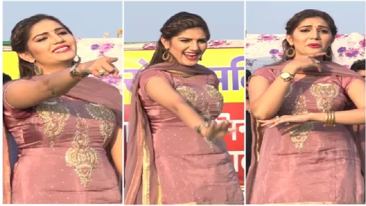 सपना चौधरी स्टेज पर