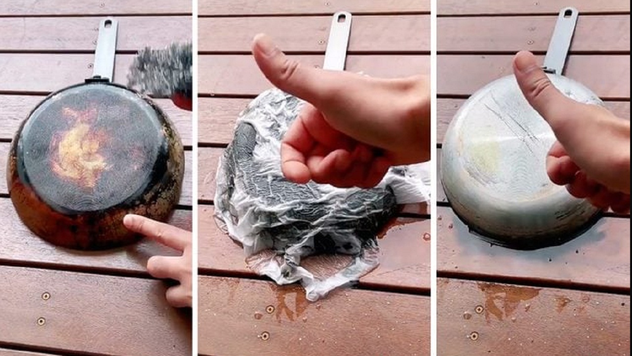 चूल्हे पर जले तवे