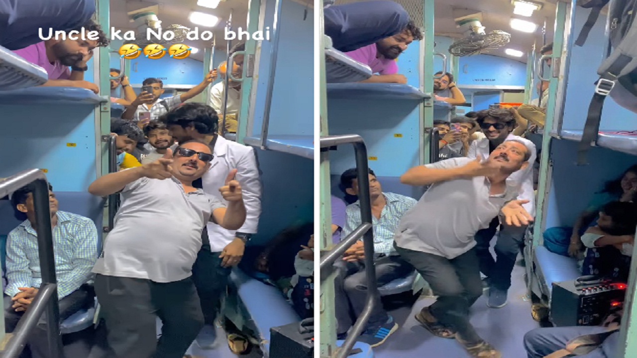 चलती ट्रेन में हरियाणा