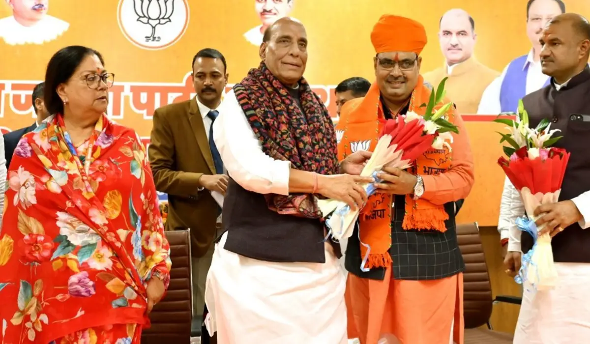 भजनलाल का शपथ ग्रहण