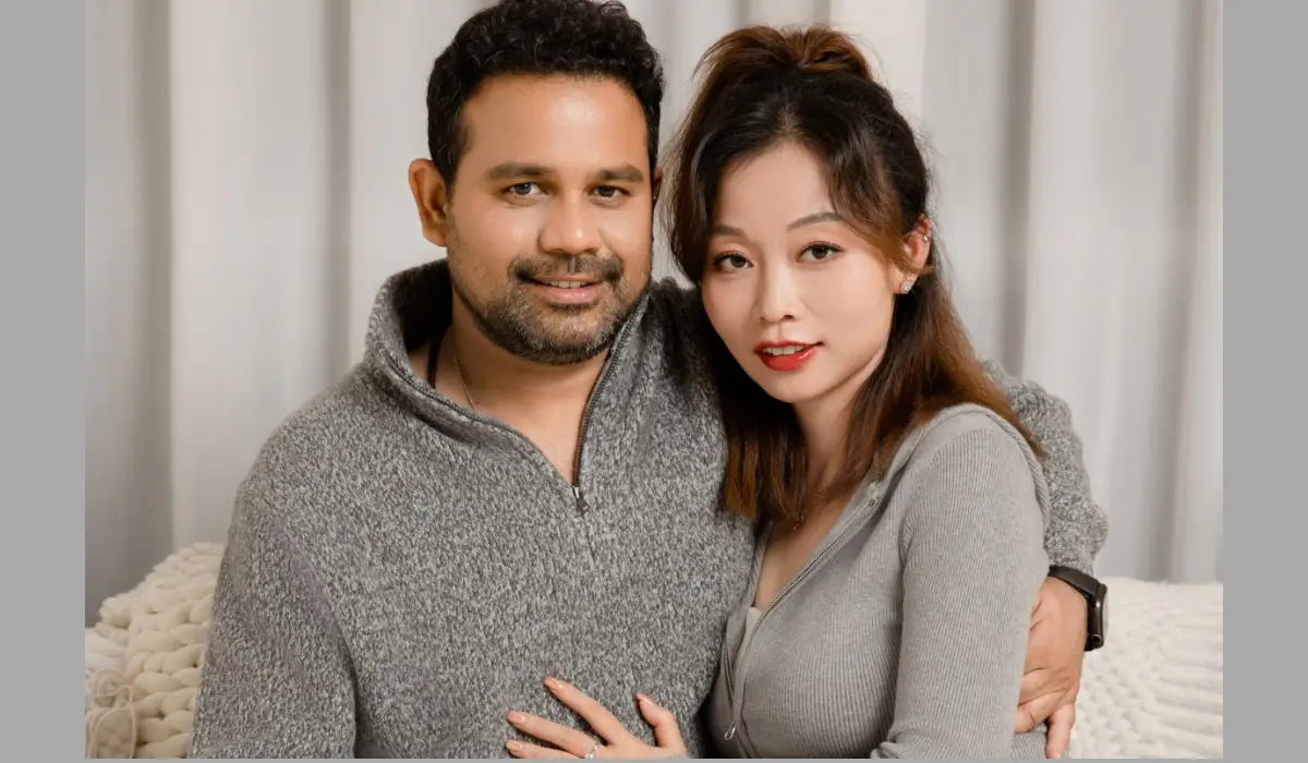 चीनी महिला का भारतीय