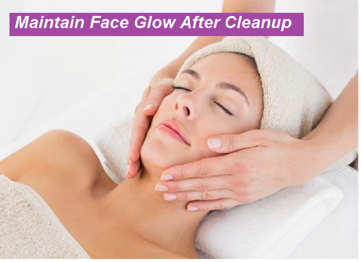 क्लीनअप कराने के बाद