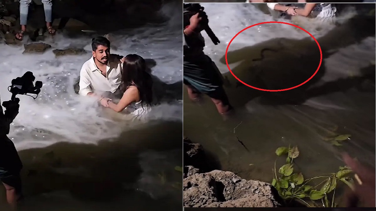 प्री-वेडिंग शूट के दौरान