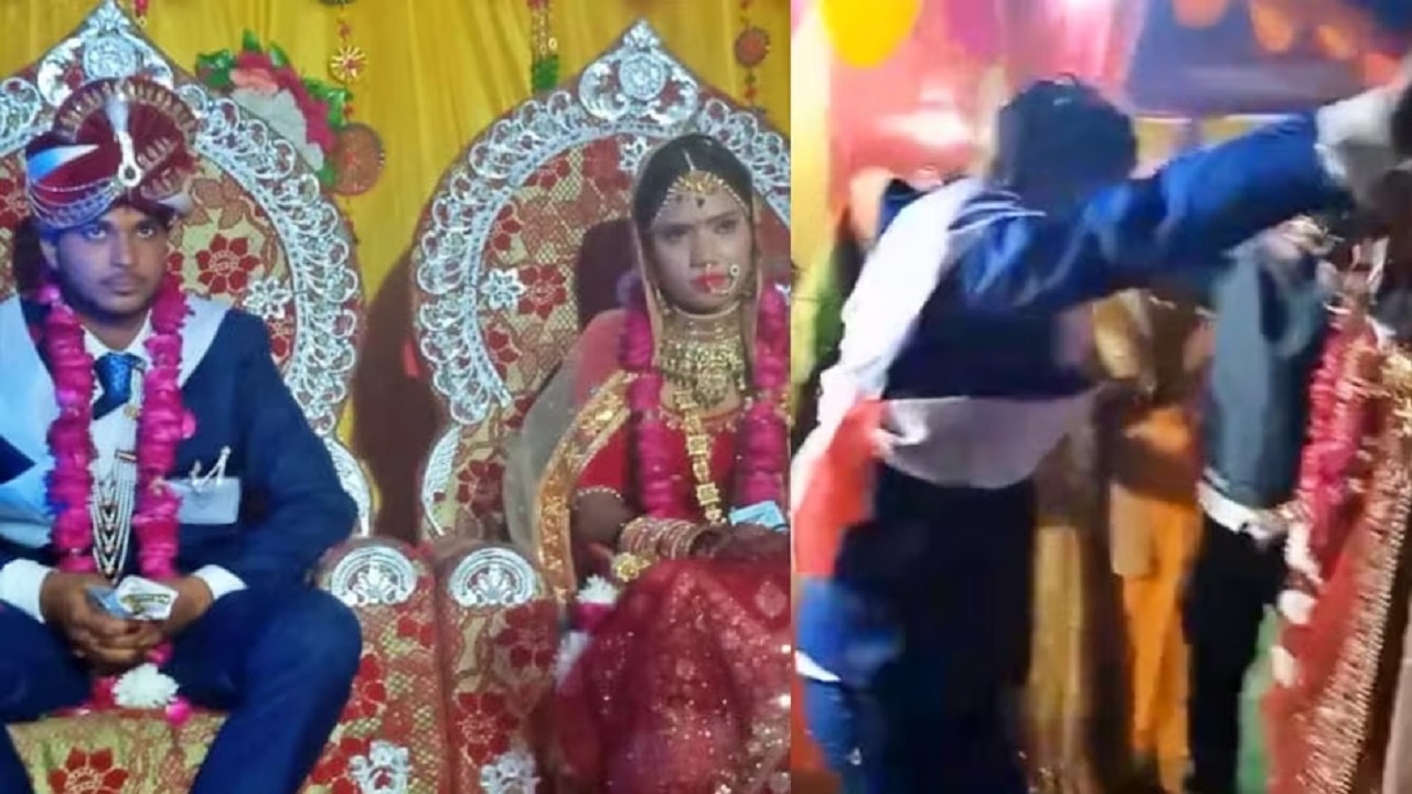 बारात में दूल्हे को