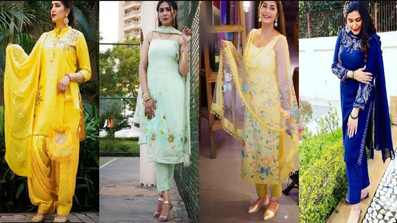 सपना चौधरी स्टाइल सूट