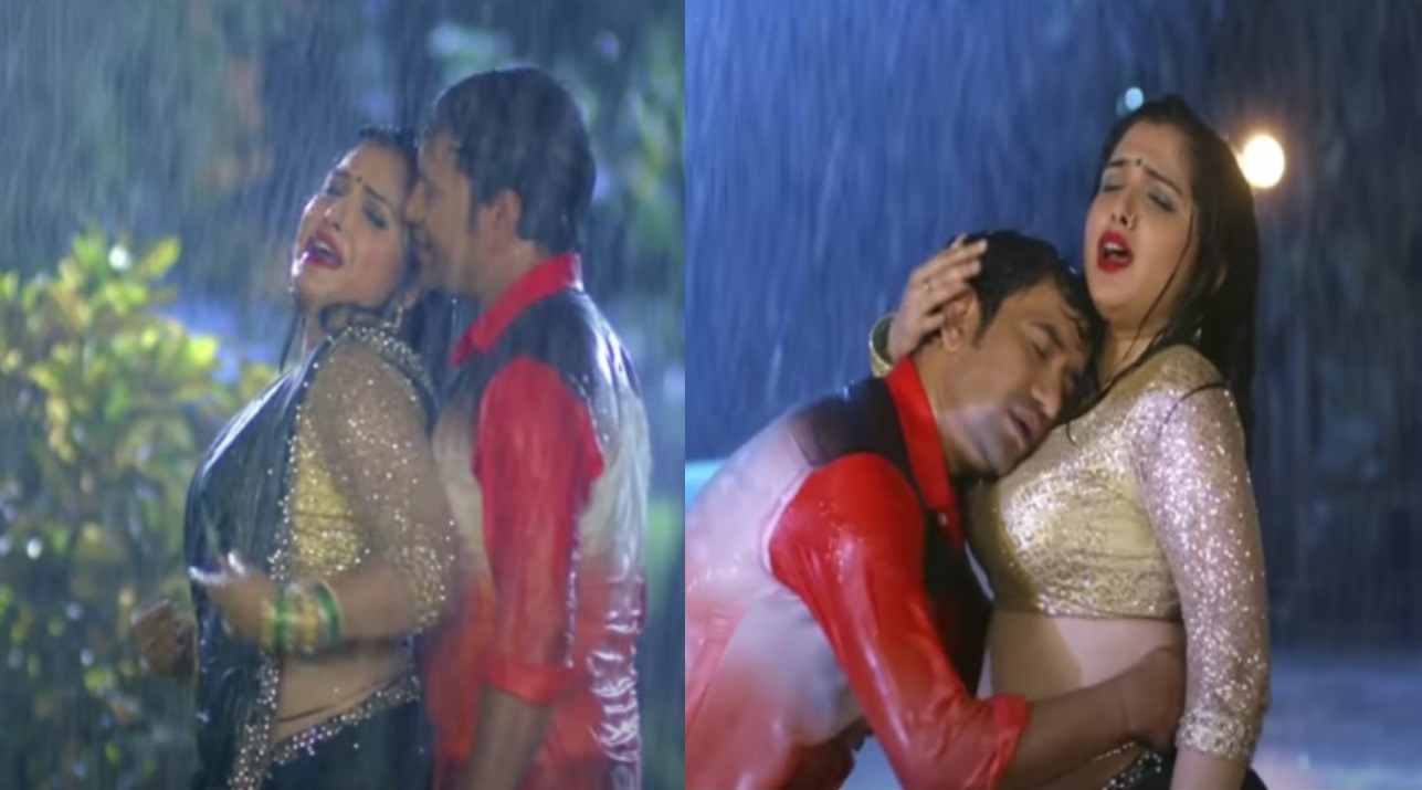 बारिश में भीगते हुए