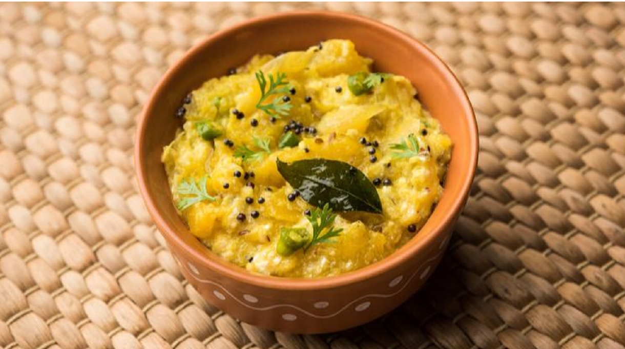 कद्दू की सब्जी को