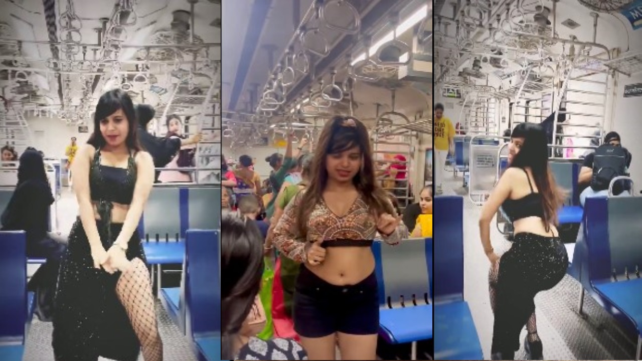 मुंबई ट्रेन में लड़की